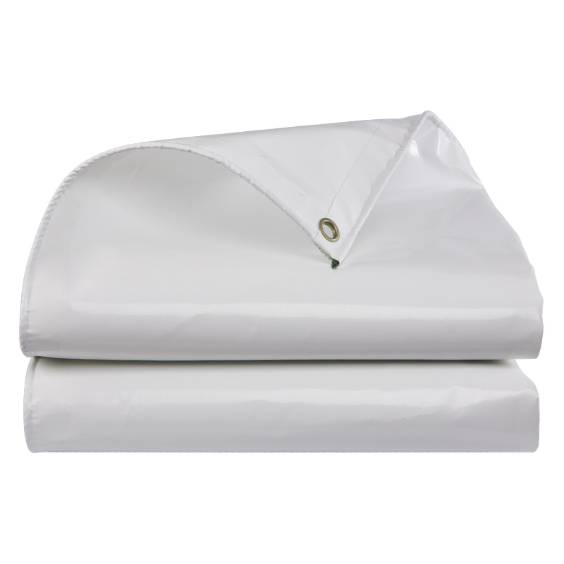 Белый брезентовый лист ПВХ брезент